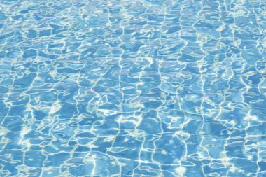 Havuz deseni arka planına ışık yansıtılıyor