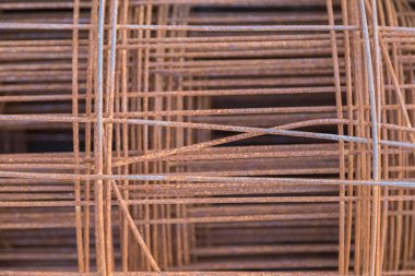 Arkaplan için paslı desenli çelik