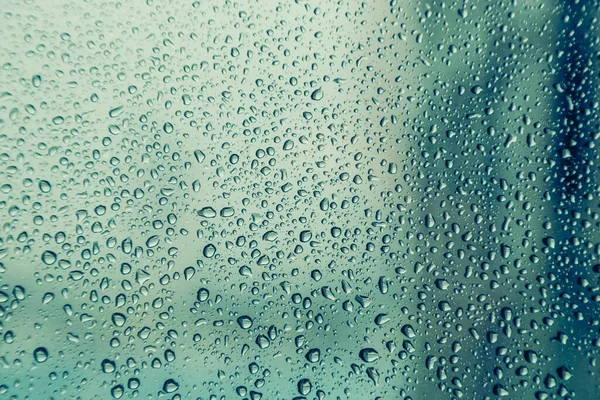 Water Droplet Window Glass Blackground — Foto Stock