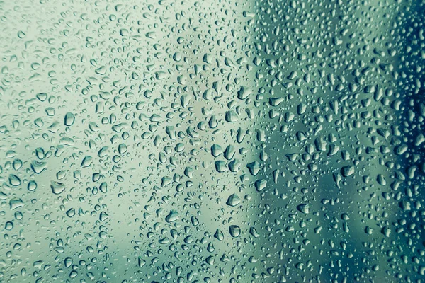Waterdruppel Glazenbodem — Stockfoto