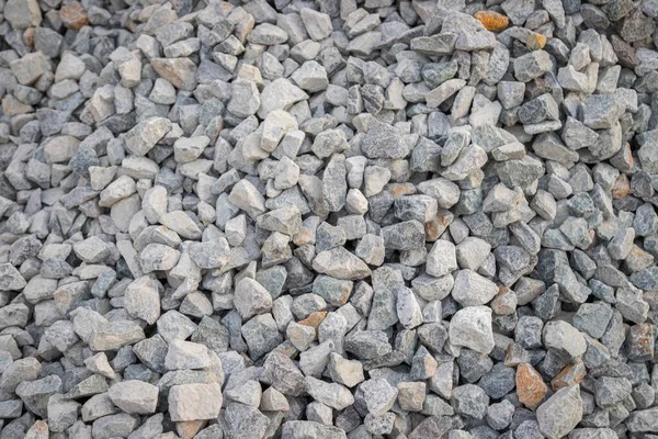 Crushed Stones Texture Construction Background — Stockfoto