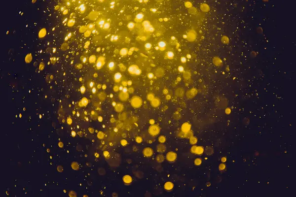 Bokeh Gold Natural Water Texture Background — Foto Stock