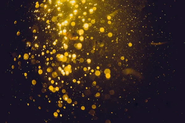 Bokeh Ouro Fundo Textura Água Natural — Fotografia de Stock