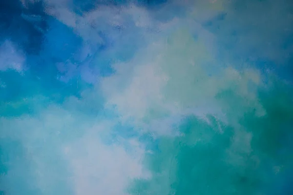 Cor Pintura Azul Abstrata Fundo Parede — Fotografia de Stock