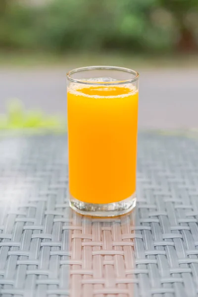 Orange Juice Bokeh Nature Background — Foto Stock