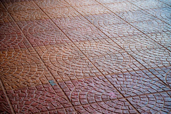 Cobblestone Pavement Circular Pattern Background —  Fotos de Stock