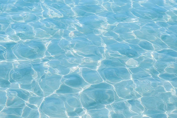 Blue Pool Water Sun Reflections Background — Stock Photo, Image