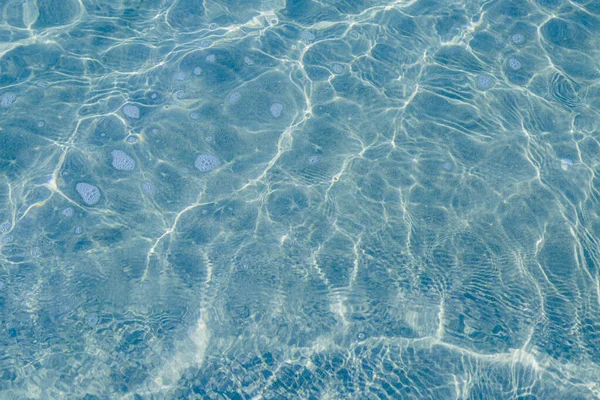 Синій Басейн Вода Відбиттям Сонця Фон — стокове фото