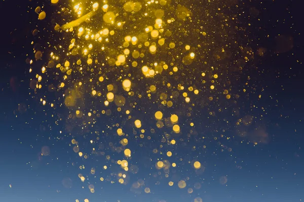 Bokeh Gold Natural Water Texture Background — 스톡 사진