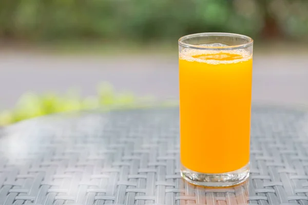 Orange Juice Bokeh Nature Background — Foto Stock