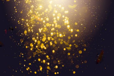 Doğal su dokusundan Bokeh altını