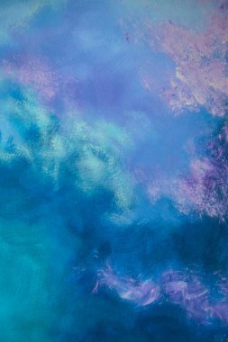 Arkaplanda soyut mavi boya rengi