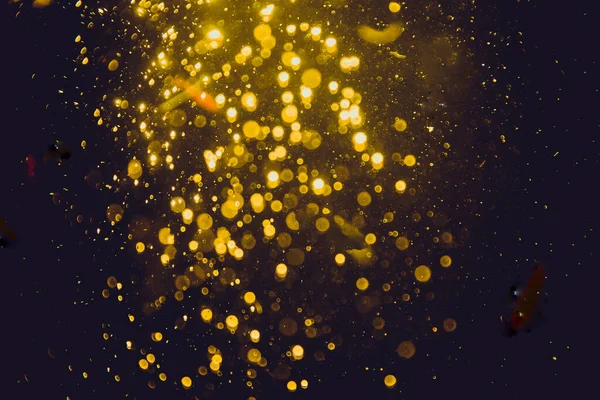 Doğal su dokusundan Bokeh altını