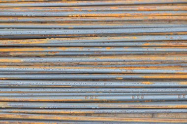 steel with rust texture for background