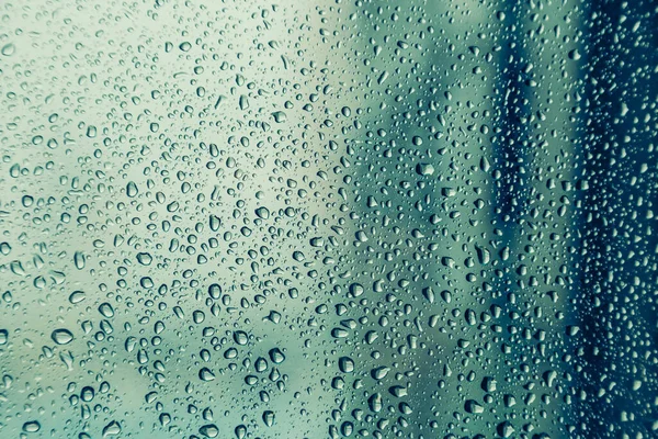 Water Droplet Window Glass Blackground — Stock Photo, Image