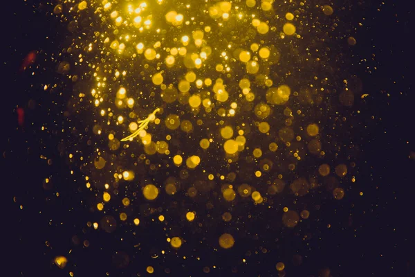 Bokeh Gold Natural Water Texture Background — Stock Photo, Image