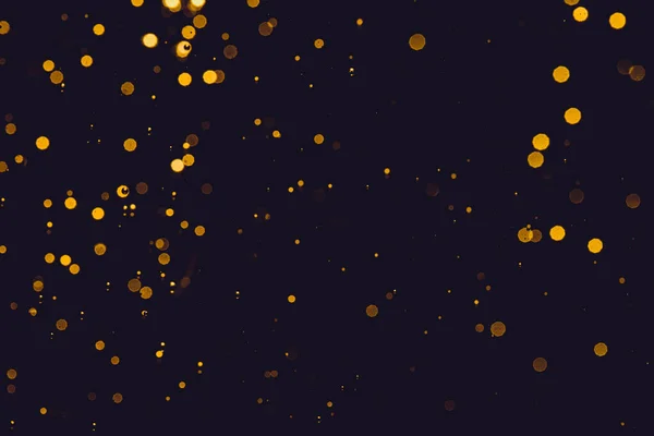 Golden Blur Glitter Lights Abstract Bokeh Merry Christmas New Year — Stock Photo, Image