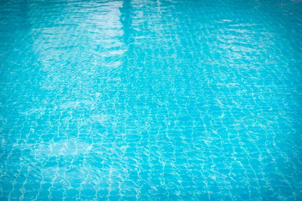 Reflecties Van Het Water Het Blauwe Zwembad Achtergrond — Stockfoto