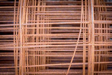 Arkaplan için paslı desenli çelik