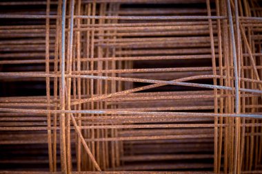 Arkaplan için paslı desenli çelik