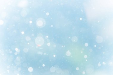 Fantezi soyut bulanık mavi ışık bokeh renkli parlak arka plan kullanımı