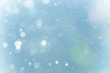 Fantezi soyut bulanık mavi ışık bokeh renkli parlak arka plan kullanımı