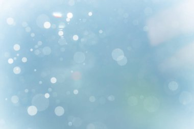 Fantezi soyut bulanık mavi ışık bokeh renkli parlak arka plan kullanımı
