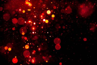 kırmızı bokeh doğal siyah arkaplan