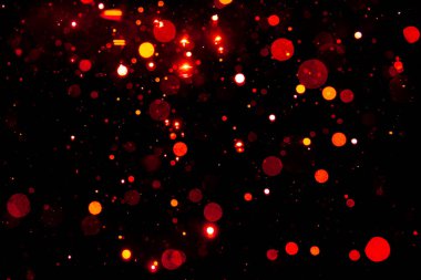 kırmızı bokeh doğal siyah arkaplan