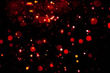 kırmızı bokeh doğal siyah arkaplan