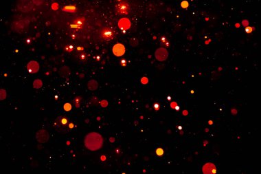 kırmızı bokeh doğal siyah arkaplan