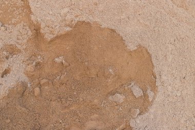 İnşaat için kahverengi kum dokusu