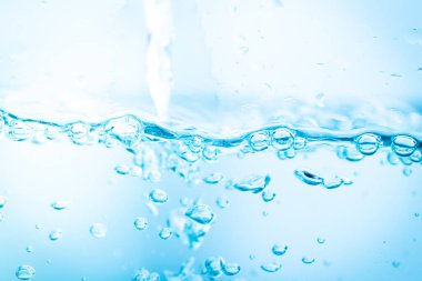 Su altı Mavi Hava Kabarcıkları