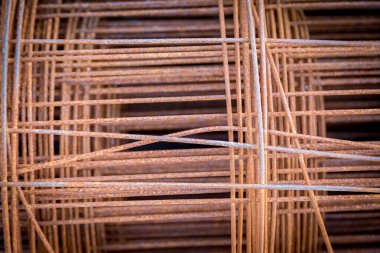 Arkaplan için paslı desenli çelik