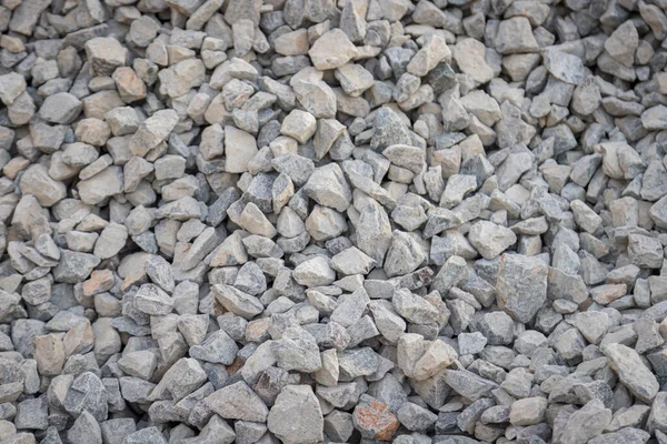Tekstura Zgniecionych Kamieni Tła Konstrukcyjnego — Zdjęcie stockowe