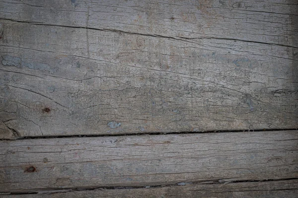 Old Wood Pattern Cracks Nails Use Background — Photo