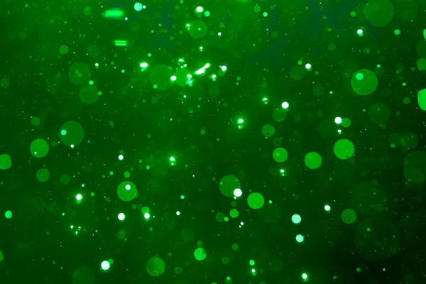 黒を基調とした緑のボケ — ストック写真