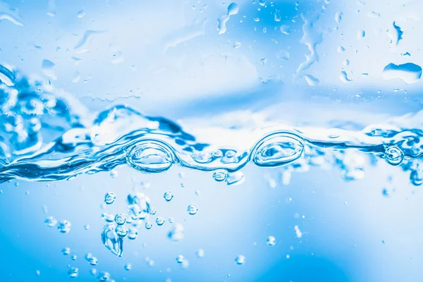 Bolhas Uso Água Doce Azul Para Fundo — Fotografia de Stock