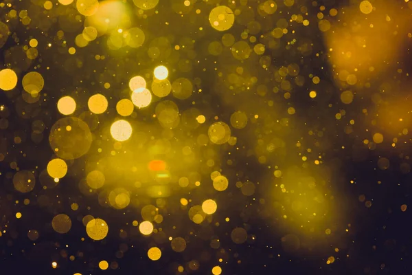 Fantezi soyut bulanık altın ışık bokeh renkli ışıltı arka plan kullanımı