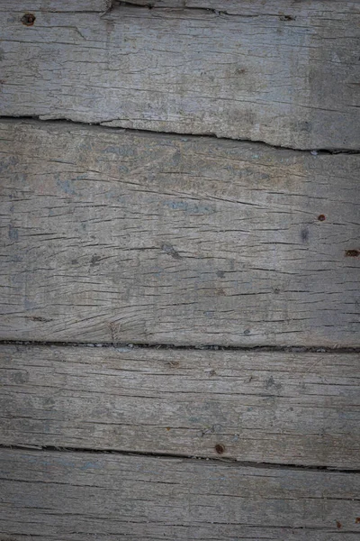 Old Wood Pattern Cracks Nails Use Background — Stock Fotó