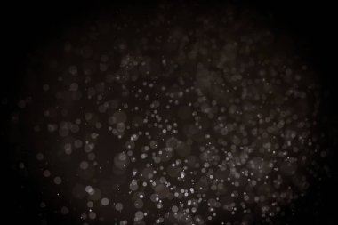 Siyah arkaplanı olan soyut siyah bokeh