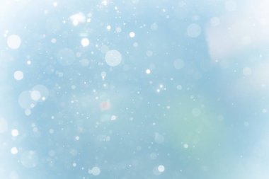 Fantezi soyut bulanık mavi ışık bokeh renkli parlak arka plan kullanımı