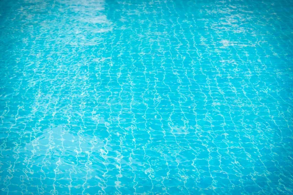 Reflecties Van Het Water Het Blauwe Zwembad Achtergrond — Stockfoto