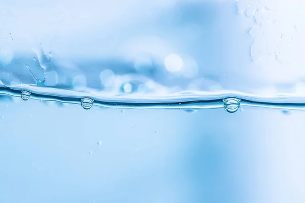 新鮮な水の使用の泡の空気背景 — ストック写真