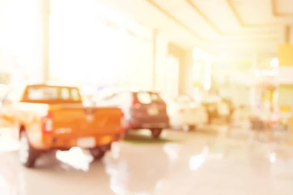Blur Background Car Showroom Sale — 스톡 사진
