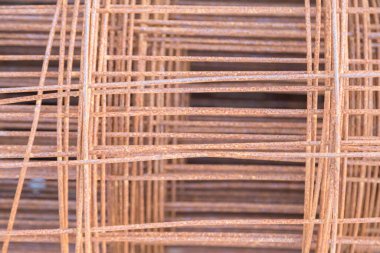 Arkaplan için paslı desenli çelik