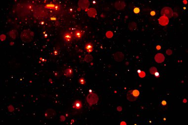 kırmızı bokeh doğal siyah arkaplan