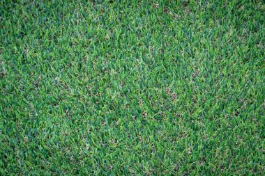 Yeşil yapay çim zemin arka planı