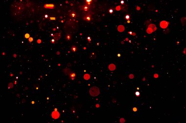 kırmızı bokeh doğal siyah arkaplan