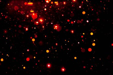 kırmızı bokeh doğal siyah arkaplan